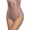 Uplifted Satin & Mesh Body-Mapped High-Waist Shaper Brief - 3 of 3