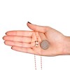 Peanuts Snoopy Womens Gold Plated Sterling Silver Necklace with Snoopy Charm - Officially Licensed, 18" - 4 of 4