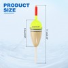 Unique Bargains High Sensitivity Plastics Fishing Float Rigs with Buoyant Balsa Wood Body 4 Pcs - 2 of 4