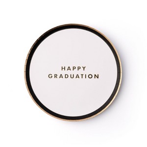 Happy Graduation Snack Plates by Bonjour Fete - 8ct - 1 of 4