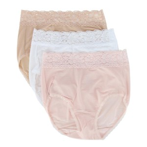 Vanity Fair Women's Flattering Lace Brief Panties(3 Pack) - 1 of 4
