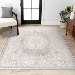 JONATHAN Y Rosalia Cottage Medallion Area Rug - 1 of 4