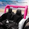 24V Ride On Toys for Big Kids, 2 Seater 24V Electric Vehicles w/Remote Control, 20" Spacious Seat,Music, Bluetooth, for Kids - 2 of 4