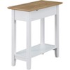 HomeStock Belmont Flip Top End Table with Built-In Charging Station, USB Ports, Power Outlets and Hidden Storage for Living Room Essentials - 3 of 4