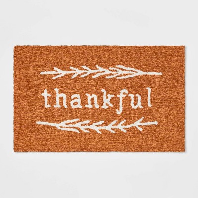 30" x 18" Cotton Thankful Kitchen Rug - Threshold™