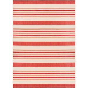 Courtyard CY7062 UV & Stain Resistant Non-Shedding Power Loomed Indoor/Outdoor Rugs - Safavieh - 1 of 4