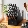 HENCKELS Graphite 20-pc Self-Sharpening Knife Set with Block (Black) - 2 of 3