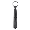 Jacob Alexander Boys' 14" Solid Color Pre-Tied Zipper Neck Tie - 3 of 4