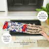 Evergreen Patriotic Welcome to Our Home Sassafras Indoor Outdoor Switch Doormat 1'10"x10" Multicolored - 2 of 4