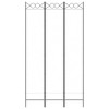 vidaXL 3-Panel Room Divider White 47.2"x86.6" Fabric - 3 of 4