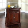 Lafayette Black Granite Top Portable Kitchen Island/Cart - Crosley - image 2 of 4