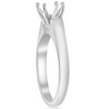 Pompeii3 Solitaire Ring 14K White Gold - 2 of 4
