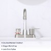 LunaLulinlk Double handle bathroom sink faucet for 3 holes - 2 of 4
