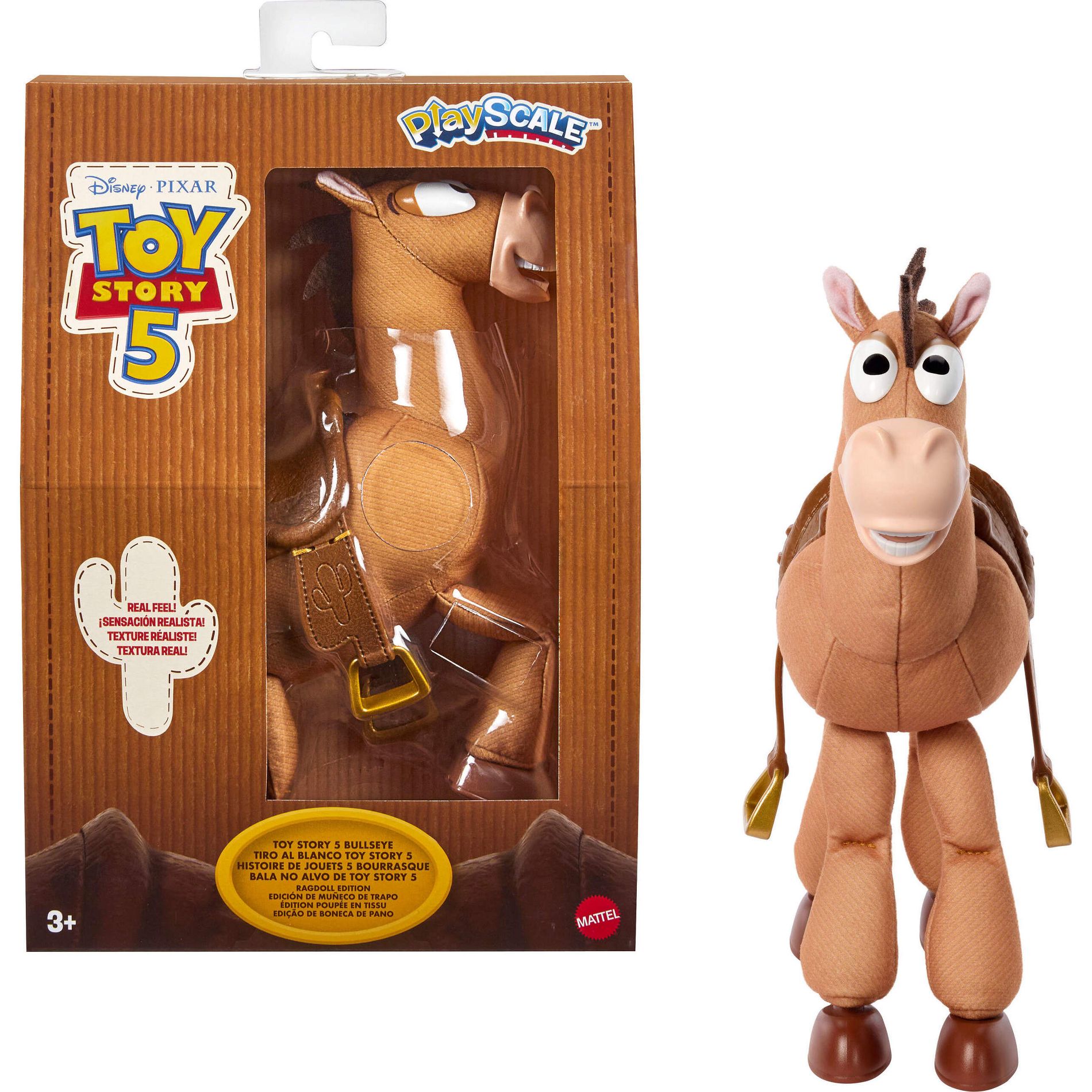 Disney and Pixar Toy Story 5 Bullseye Ragdoll Edition Figure, 7" Playscale Movie Accurate