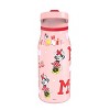 Zak Designs 14oz Minnie Mouse Tranquility Sip Water Bottle - 4 of 4