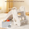 Topteng 3-in-1 Kids Slide with Climber and Basketball Hoop - 3 of 4