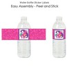 Big Dot of Happiness Roar Dinosaur Girl - Dino Mite T-Rex Baby Shower or Birthday Party Water Bottle Sticker Labels - Set of 20 - 2 of 4