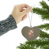 Bellarmine University Secondary Logo Heart Love Wood Christmas Tree Holiday Ornament - 3 of 3
