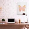 Stupell Industries Glam Pink Gold Butterfly Abstract Paint Splatter - 2 of 4