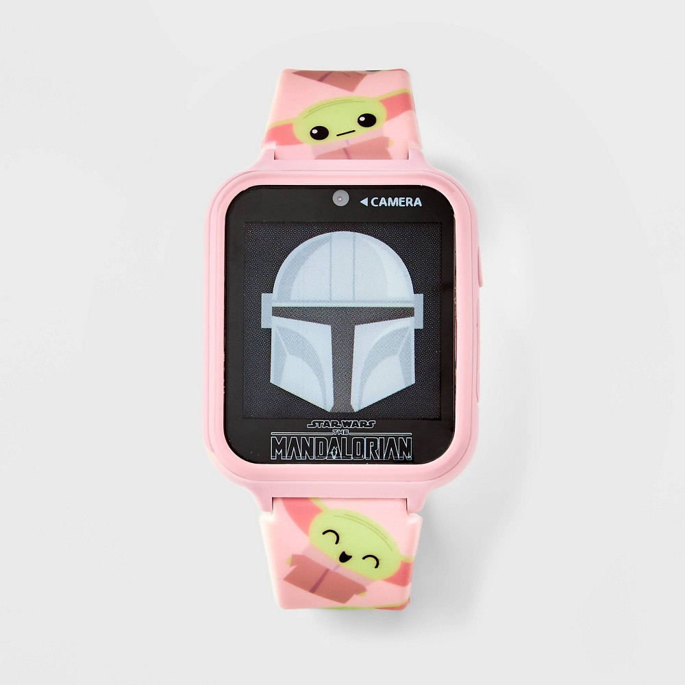 Girls' Star Wars: The Mandalorian Grogu Interactive Smart Watch - Peach