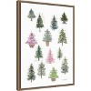 Amanti Art 12 Tiny Holiday Trees by Patricia Shaw Canvas Art Framed - 2 of 4