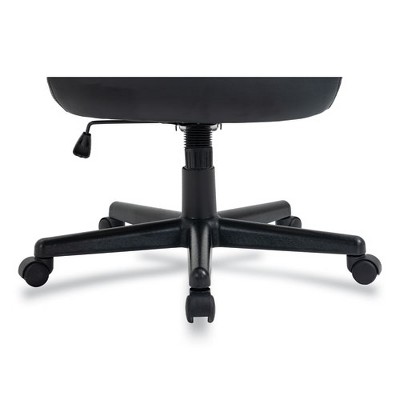 Alera Oxnam High-Back Swivel Task Chair in Black Fabric