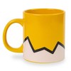 Silver Buffalo Sanrio Gudetama Face Ceramic Mug | Holds 20 Ounces - 2 of 4