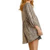 Women's Cheetah Babydoll Top - umgee - 2 of 4