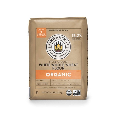 King Arthur Flour Unbleached White Whole Wheat Flour - 5lbs : Target