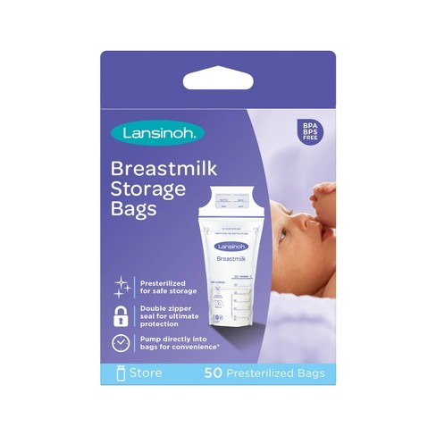 Lansinoh Breastmilk Storage Bags - 50 count