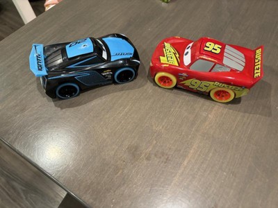 Disney Pixar Cars Track Talkers Glow Racers Lightning Mcqueen & Jackson ...