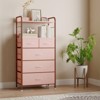 Jojoka 5-Drawer Dresser- Fabric Storage Organizer with Sturdy Metal Frame - 4 of 4