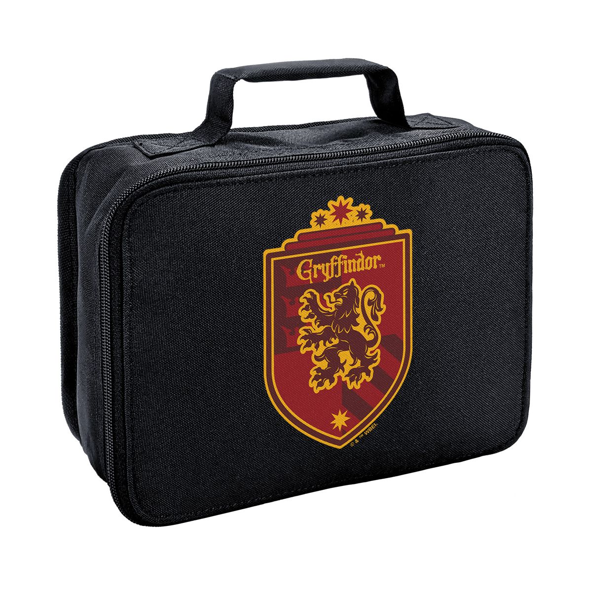 Harry Potter Gryffindor Plaid Crest Insulated Soft Sided Lunch Box