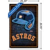 Trends International MLB Houston Astros - Neon Helmet 23 Framed Wall Poster Prints - 3 of 4