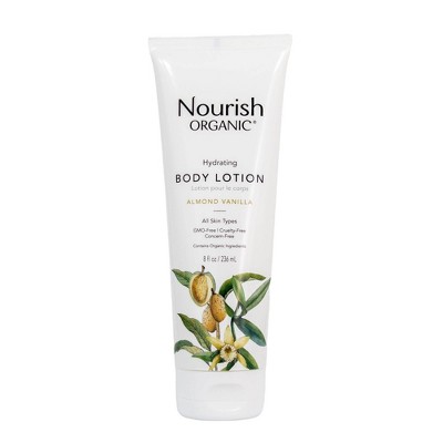 Nourish Organic Hydrating & Smooth Almond Vanilla Body Lotion - 8oz