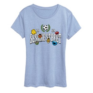 Women's - Sesame Street - Ss Soccer Jersey Short Sleeve Graphic T-Shirt - 1 of 3