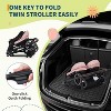 Lightweight Double Stroller for Twins, Side-by-Side Baby Stroller with Adjustable Recline, Canopy, High Landscape Seat for Infants/Toddlers - 4 of 4