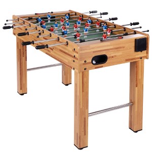 Gulches 48in Competition-Sized Foosball Table - Home Portable Table Football/Soccer Set w/2 Balls, 2 Cup Holders - 1 of 4