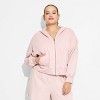Women's Wedge Zip-Up Hooded Sweatshirt - Wild Fable™ - 2 of 3