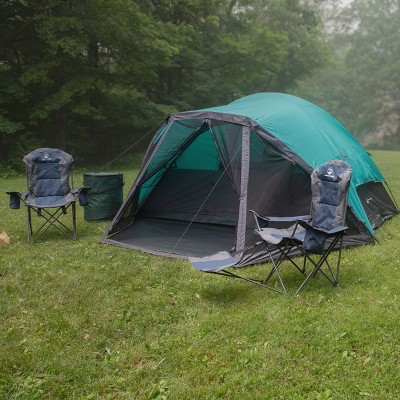 Wakeman Green Four Season 6 Person Cabin Tent with Carry Bag