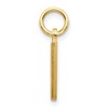 Black Bow Jewelry 14k Yellow Gold, Julia Collection, Small Satin Block Initial M Pendant - 2 of 4