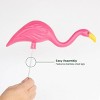 Bloem 2pk - 11" Galvanized Steel Resin & Plastic Mini Mingo Outdoor Sculpture Pink - 3 of 4
