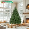 KWPZQEB 7FT Artificial Christmas Tree, Artificial Christmas Tree Spruce Full Tree with 2231 Branch Tips & Metal Stand, Hinged Structure, Easy Assembly - 3 of 4