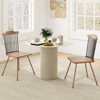Tangkula Windsor Chair Set of 4 Metal Legs Supported Dining Chair Farmhouse Armless Chair - 4 of 4