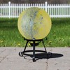 Northlight 10" Yellow and Blue Reflective Speckled Glass Outdoor Garden Gazing Ball - image 2 of 3