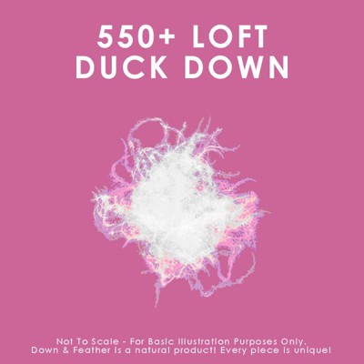 Standard White Down Medium Support Hypoallergenic Pillow