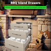 Kitchen Drawer, 3-Layers Stainless Steel 18"x23"x23" Enclosed Built-In Flush Mount Outdoor Kitchen Access Drawer, BBQ Island for Outdoor Kitchens - 2 of 4
