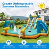 Costway Inflatable Water Slide with 2 Long Slides Pool Climbing Walls Blower Excluded/with 950 W Blower - 2 of 4