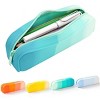 INFURNIC Pencil Cases Set of 4 Large Capacity Waterproof Zipper Pouches Extra Big Pencil Bag for Kids School Supplies, Multicolored, 8.3"*2.8"*1.5" - 4 of 4