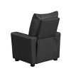 INFURNIC Sofas Kids Recliner Chair with Cup Holder for Living Room or Playroom, Black, 20.5"*23"*28" - 3 of 4